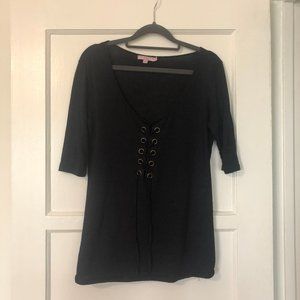 Calypso Navy Linen Shirt